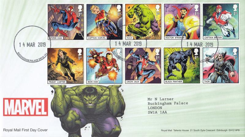 2019 (03) Marvel - RM - Buckingham Palace CDS