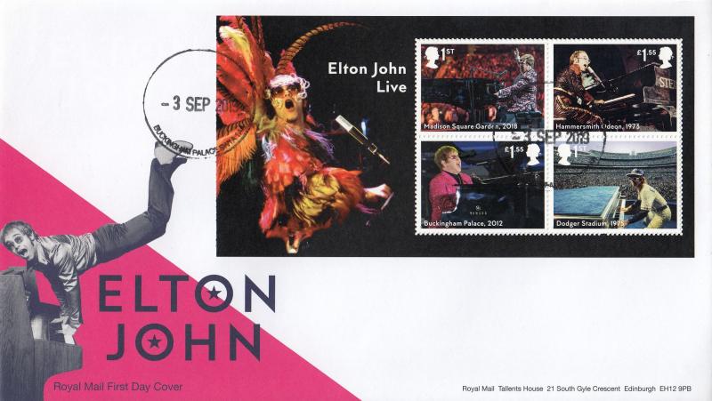 2019 (09) Elton John (M/S) - RM - Buckingham Palace CDS