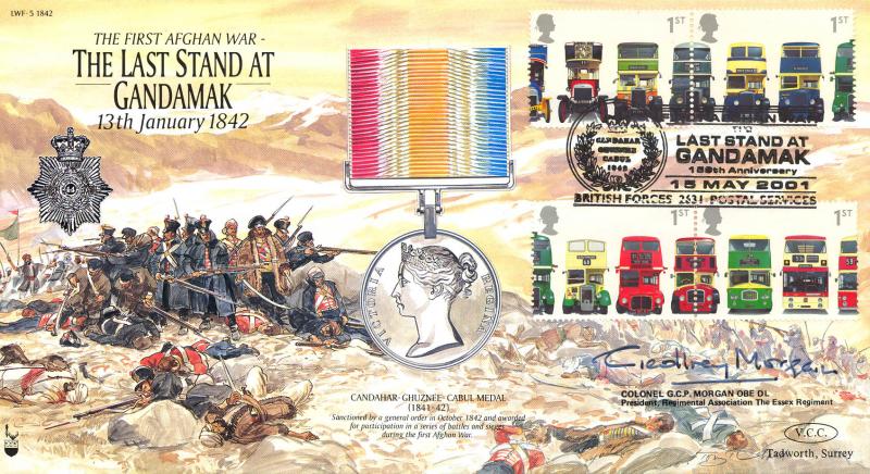 2001 (05) Buses - VCC (Veterans Charities Consortium) 'Last Stand At Gandamak' Official - Signed Colonel G.C.P. Morgan