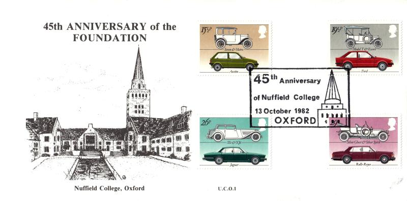 1982 (10) Cars - Nuffield College Official