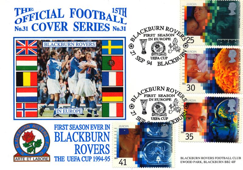 1994 (09) Medical - Dawn Blackburn Rovers In Europe Official