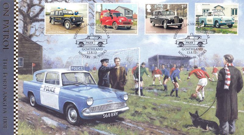 2013 (08) Auto Legends (M/S) - Buckingham 'Ford Anglia Panda Car' Official