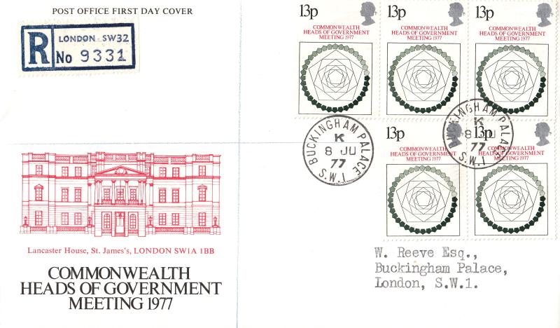 1977 (06) Heads of Government Meeting - PO - Buckingham Palace CDS