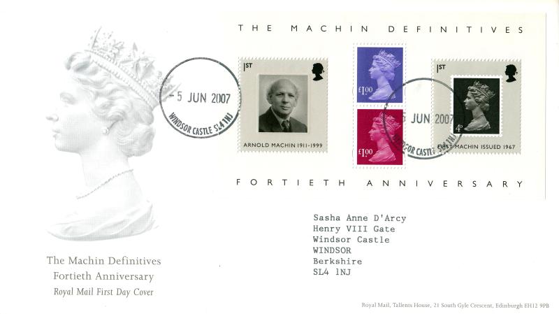 2007 (06) Machin M/S - RM - Windsor Castle CDS