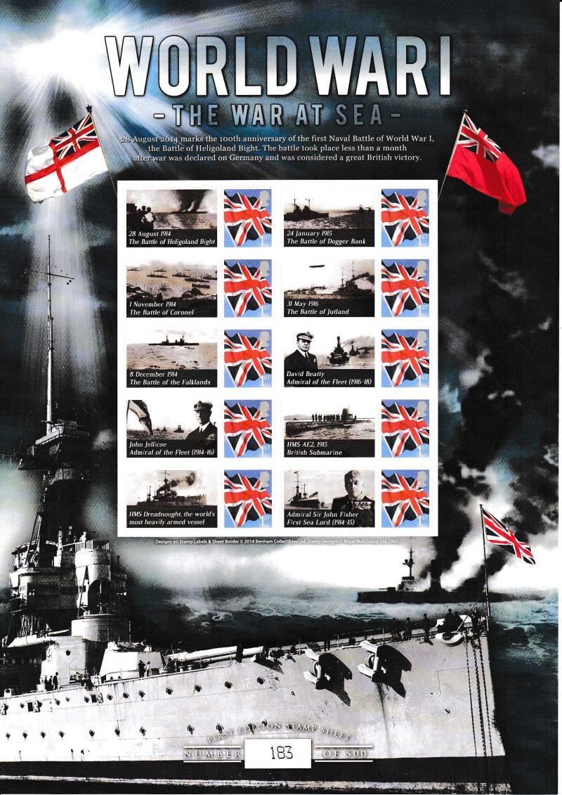 BC-440 - World War 1 Centenary - The War At Sea