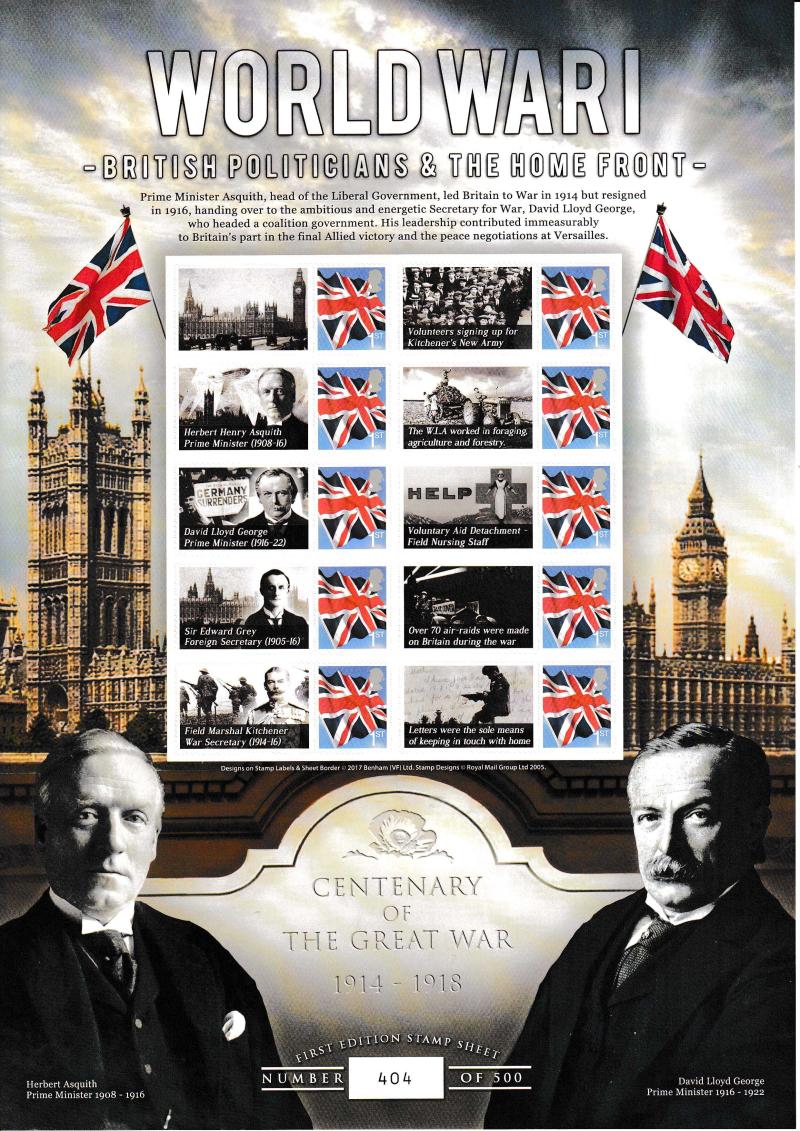 BC-507 - World War I - British Politicians & The Home Front