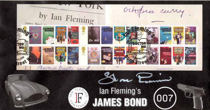2008 (01) James Bond (M/S) - Scott Official - Signed by Shane Rimmer