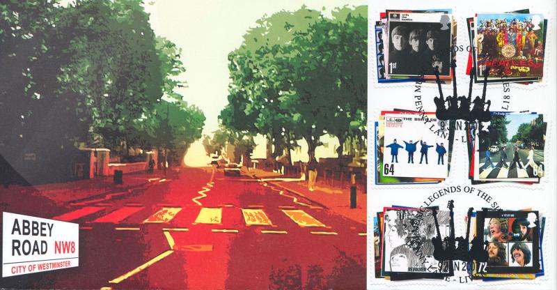2007 (01) The Beatles (Stamps) - Scott 'Abbey Road Crossing' Official (Only 30 Exist)
