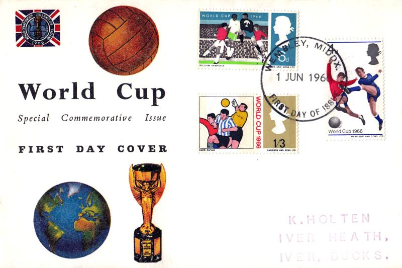 1966 (06) World Cup - Phos - Connoisseur - Wembley FDI