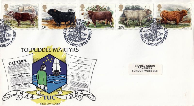1984 (03) Cattle - Trades Union Congress (TUC) 'Tolpuddle Martyrs' Official