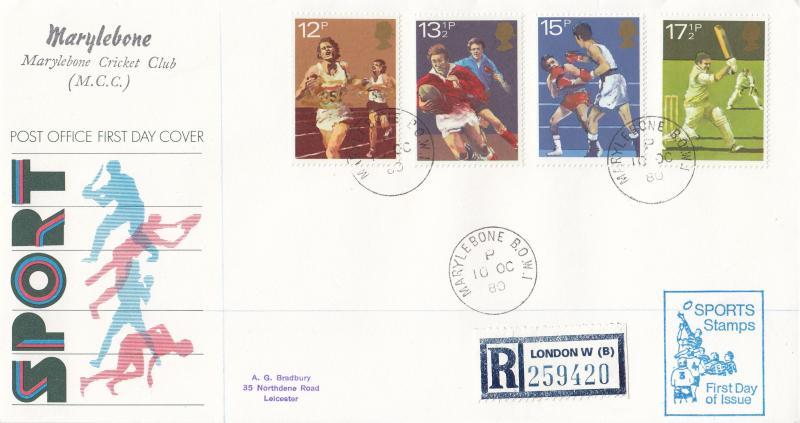 1980 (10) Sports - PO - Marylebone CDS