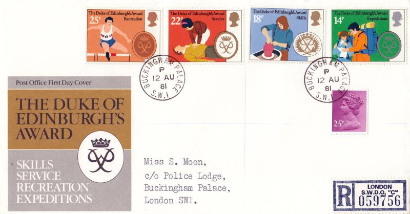 1981 (08) Duke of Edinburgh Awards - PO - Buckingham Palace CDS