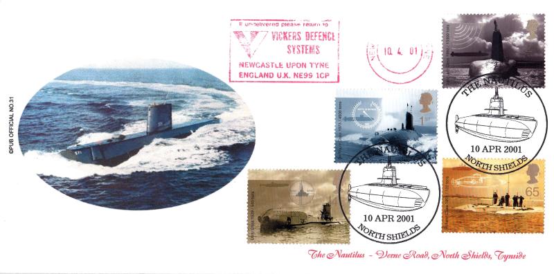 2001 (04) Submarines - Brazier 'Pub' Official + Vickers Defence Systems Meter Mark