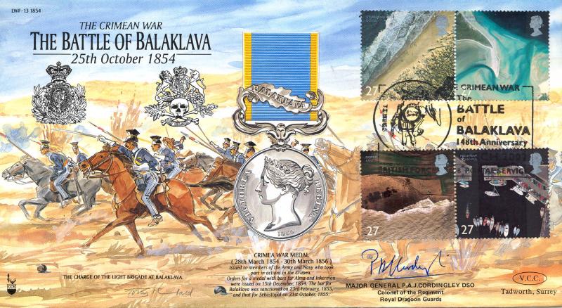 2002 (03) Coastlines - VCC (Veterans Charities Consortium) 'The Battle of Blaklava' Official - Signed Major General P A J Cordingley