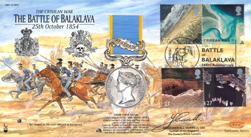 2002 (03) Coastlines - VCC (Veterans Charities Consortium) 'The Battle of Blaklava' Official - Signed Brigadier W J Hurrell