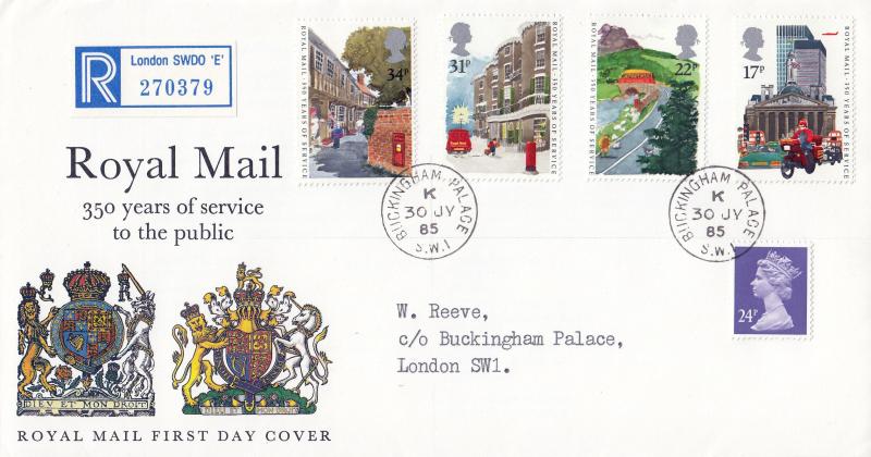 1985 (07) Royal Mail - RM - Buckingham Palace CDS