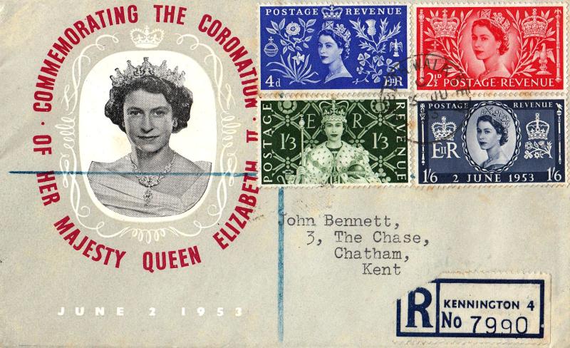 1953 (06) Coronation - 'Grey & Red' Cover - Lambeth Walk CDS