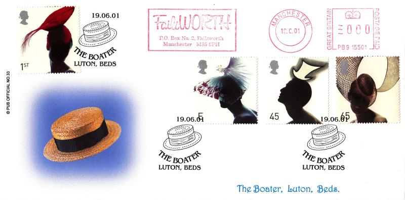 2001 (06) Hats - Brazier 'Pub' Official + Failsworth Meter Mark