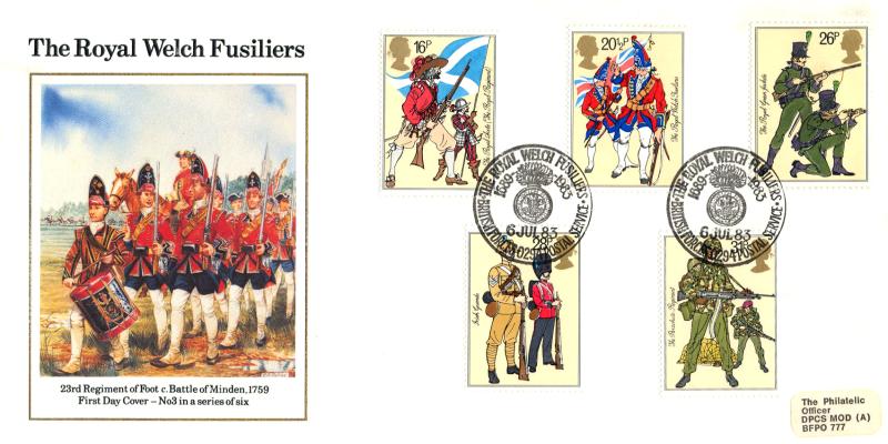 1983 (07) British Army - Forces 'Royal Welch Fusiliers BF0294PS' Official