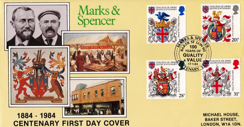1984 (01) Heraldry - DGT 'Marks & Spencer' Official