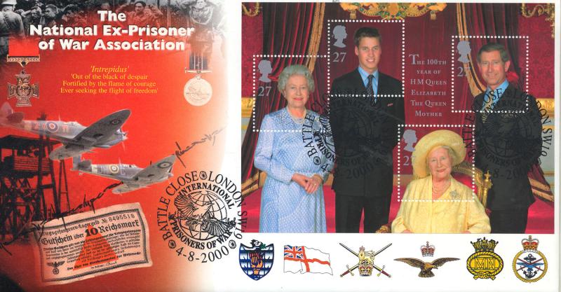 2000 (08) Queen Mother - National Ex-Prisoners of War Official