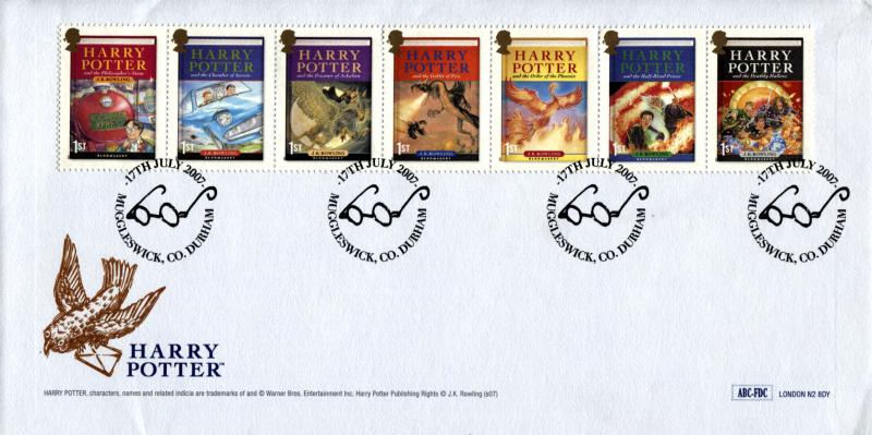 2007 (07) Harry Potter (Stamps) - Anthony Bard (ABC) 'Muggleswick' Official