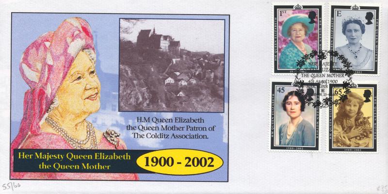 2002 (04) Queen Mother - Cambridge 'The Colditz Association' Official