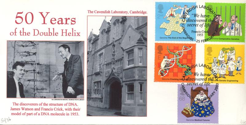 2003 (02) DNA - Cambridge '50 Years of the Double Helix' Cavendish Laboratories Official