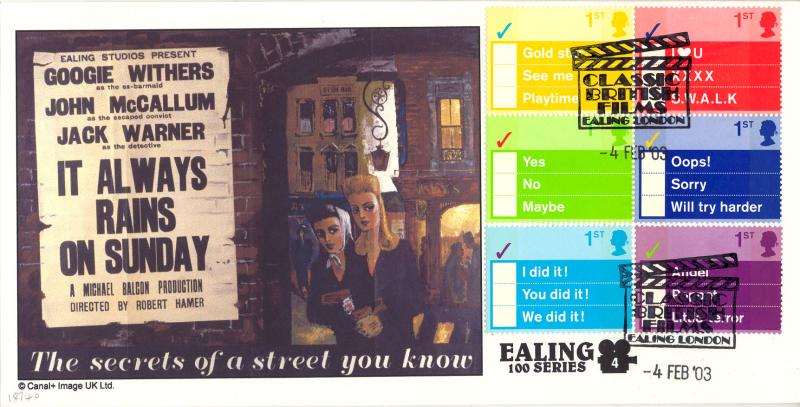 2003 (02) Occasions - Cambridge 'It Always Rains on  Sunday' Ealing Official