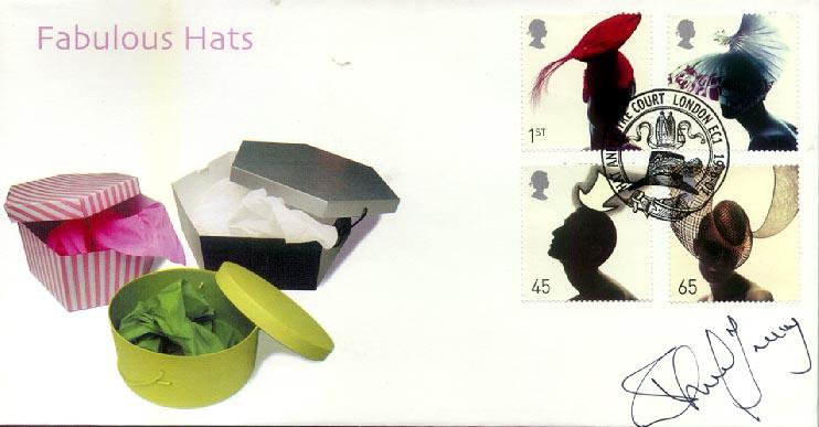 2001 (06) Hats - Scott 'Hat and Mitre Court' Official - Signed by Philip Treacy