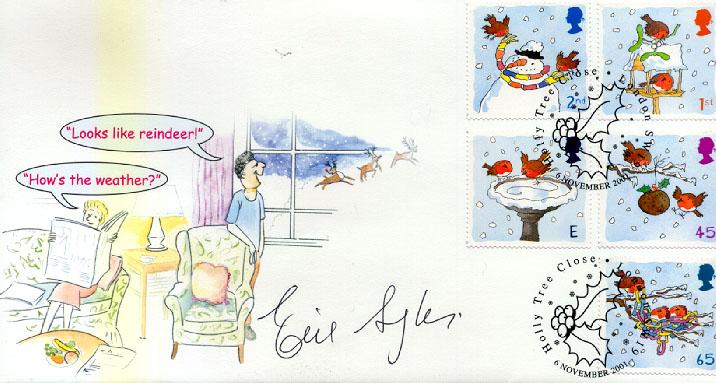 2001 (11) Christmas - Scott 'Holly Tree Close' Official - Signed by the late Eric Sykes