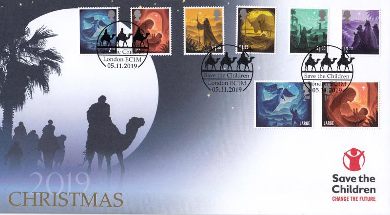 2019 (11) Christmas (Stamps) - Buckingham 'Save The Children' Official