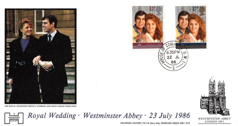 1986 (07) Wedding - Havering Official - House of Commons CDS (10 Only)