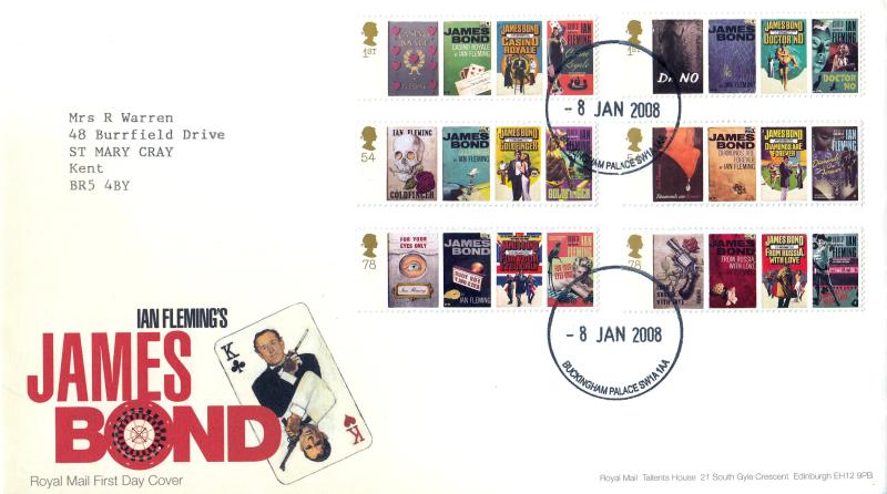 2008 (01) James Bond - RM - Buckingham Palace CDS