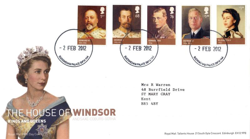 2012 (02) House of Windsor - RM - Buckingham Palace CDS