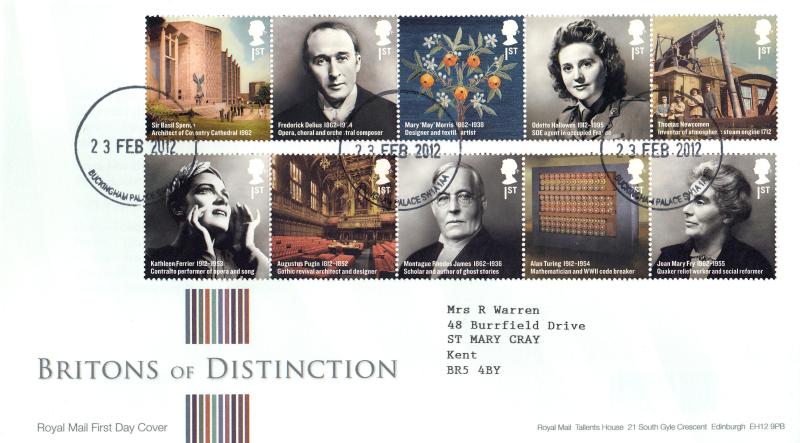 2012 (02) Britons of Distinction - RM - Buckingham Palace CDS