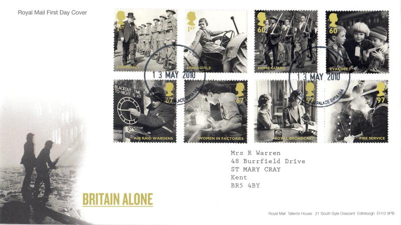 2010 (05) Britain Alone (Stamps) - RM - Buckingham Palace CDS