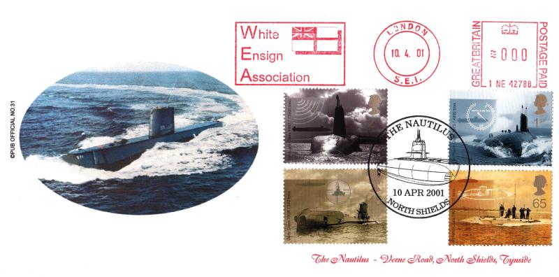 2001 (04) Submarines - Brazier 'Pub' Official + White Ensign Association Meter Mark