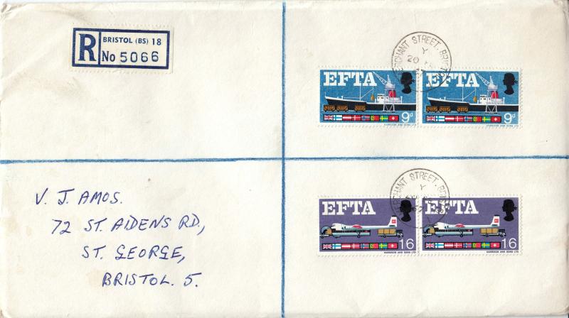 1967 (02) EFTA - Plain - Ord - Bristol CDS