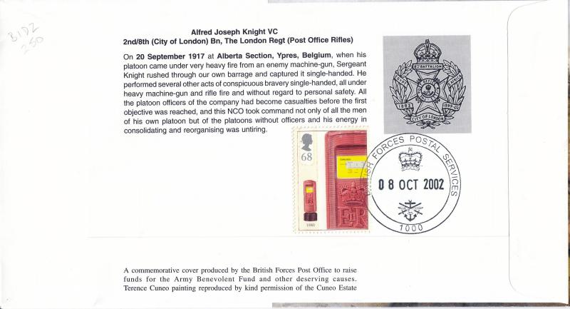 2002 (10) Post Boxes - BFPO 'A J Knight' Official