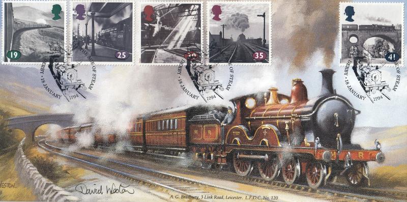 1994 (01) Trains - Bradbury LFDC 120 Official - Signed by David Weston
