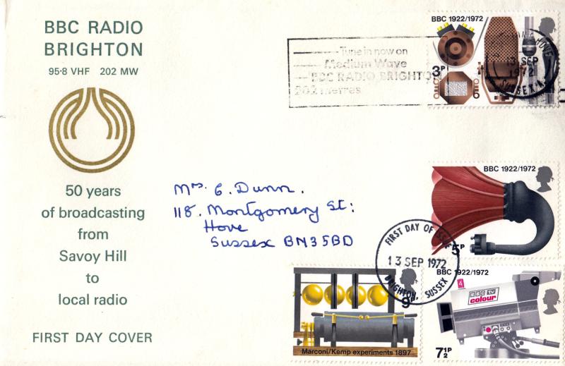 1972 (09) BBC - BBC Radio Brighton Cover - BBC Radio Brighton Slogan