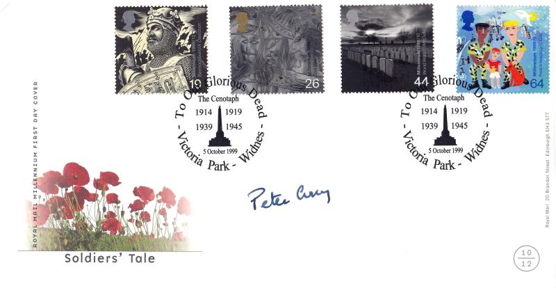 1999 (10) Soldiers - RM - The Cenotaph H/S - Signed by Thomas Peter Curry