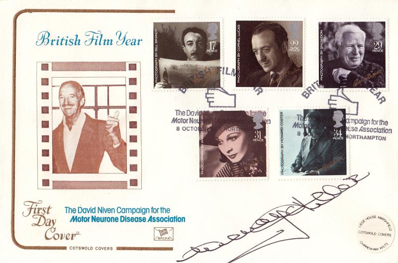 1985 (10) Films - Cotswold David Niven Motor Neurone Disease Official - Signed by the late Dame Wendy Margaret Hiller