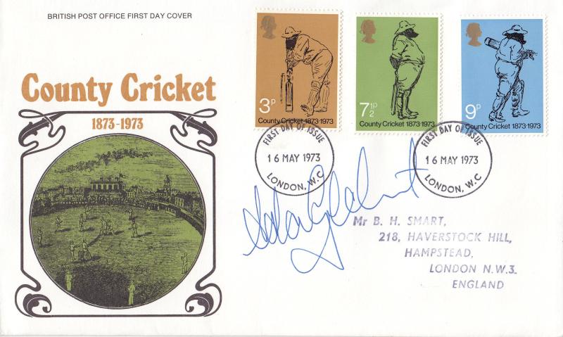 1973 (05) Cricket - PO - London WC FDI - Signed by Adam Gilcrist