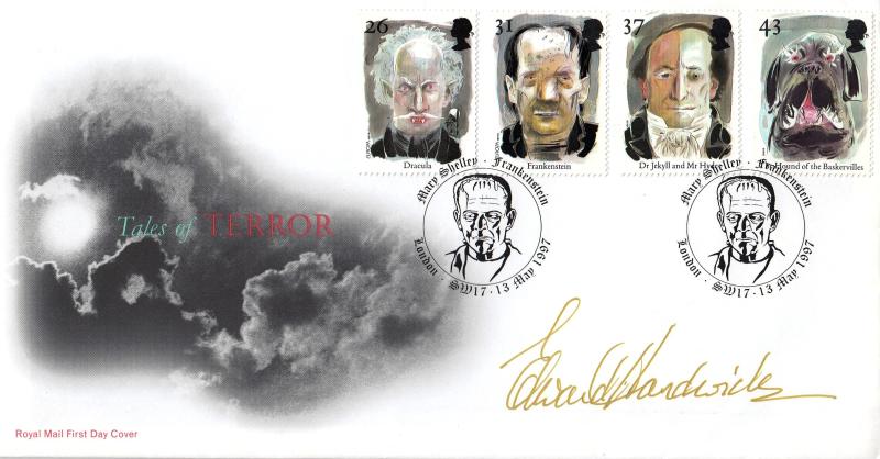 1997 (05) Tales of Terror - RM - Frankenstein, SW17 H/S - Signed by the late Edward Hardwicke