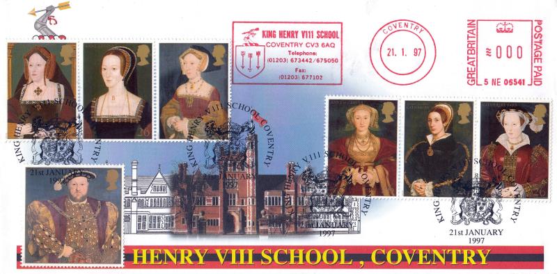 1997 (01) Tudors - King Henry VIII School Official + King Henry VIII School Meter Mark