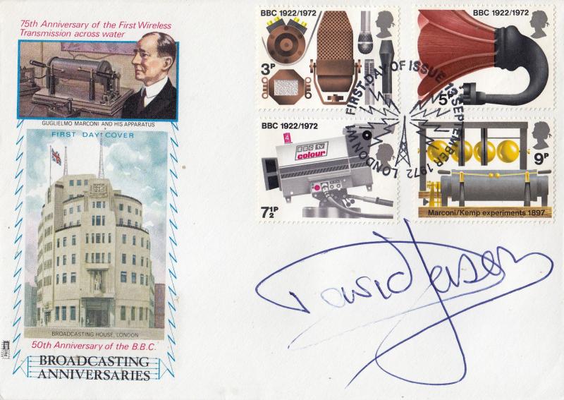 1972 (09) BBC - Philart - London W1 H/S - Signed by David Jason