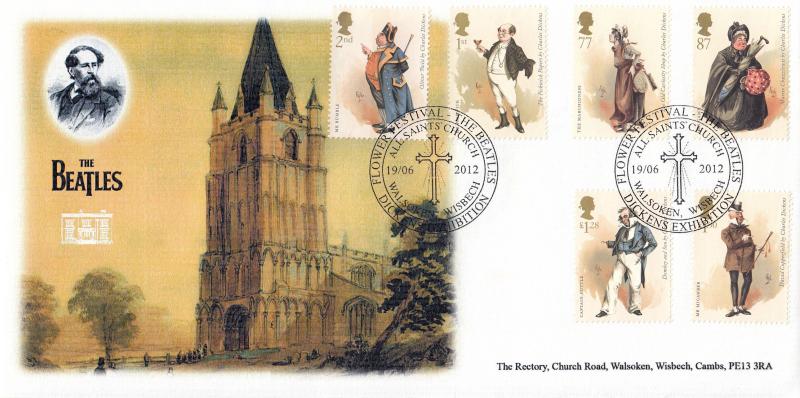 2012 (06) Charles Dickens (Stamps) - Walsoken Church Official