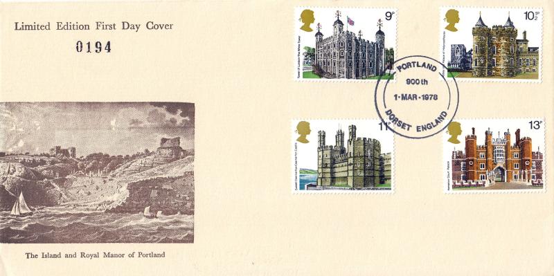 1978 (03) Buildings (Stamps) - Portland 900th Official